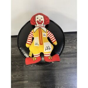Vintage 1983 Ronald McDonald 15" Plush Doll‎ Stuffed Toy